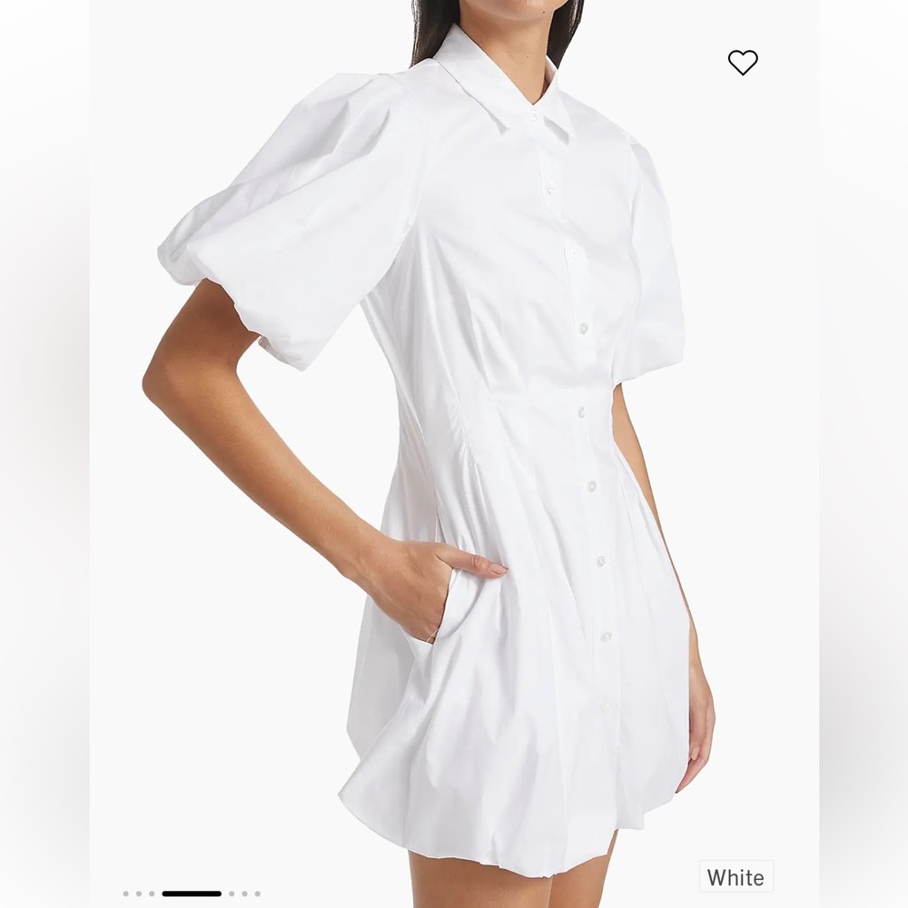 Jonathan Simkhai Ivory Shirt Dress